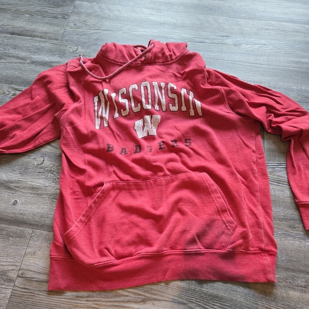 Red Wisconsin Badgers Hoodie